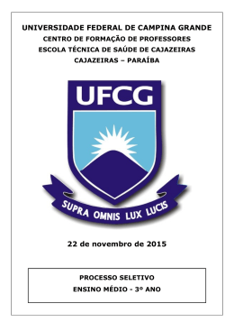3 Ano - Comprov - Universidade Federal de Campina Grande
