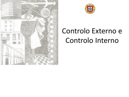 Controlo Externo e Controlo Interno