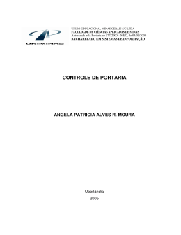 CONTROLE DE PORTARIA - Lopes & Gazzani Planejamento Ltda