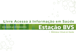 Estação BVS - Campo Bom/RS - Biblioteca Virtual em Saúde