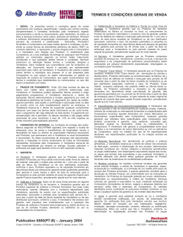 TERMOS E CONDIÇÕES GERAIS DE VENDA Publication 6500(PT