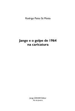 Jango e o golpe de 1964 na caricatura