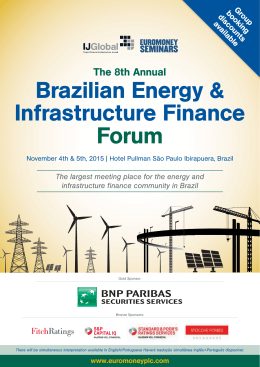Brazilian Energy & Infrastructure Finance Forum