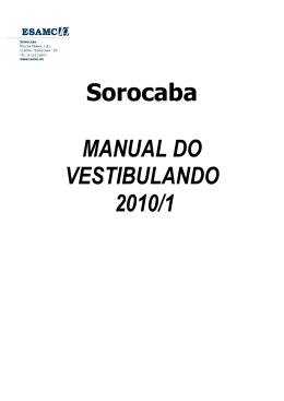 MANUAL SOROCABA Nacional 2010