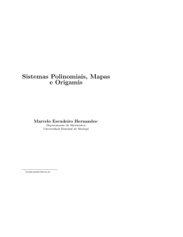 SU-1.04 – Sistemas polinomiais, mapas e origamis