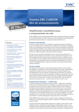 Sistema EMC CLARiiON AX4 de armazenamento