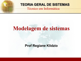 Modelagem de sistemas