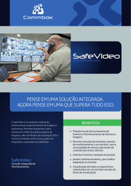 SafeVideo - Commbox Tecnologia