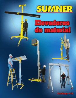 Elevadores de material - Sumner Manufacturing Company Inc.