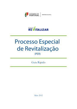 Processo Especial de Revitalização (PER)