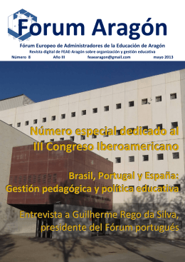 Número especial dedicado al III Congreso Iberoamericano