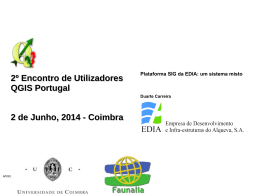 EDIA - Grupo Utilizadores QGIS Portugal