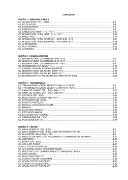 Catálogo de Peças SHM Roto 4911kb