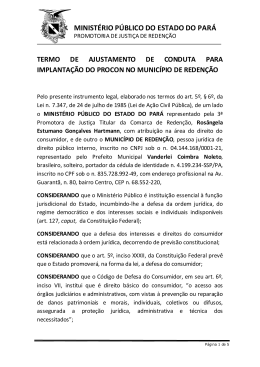 TAC - Ministério Público do Estado do Pará