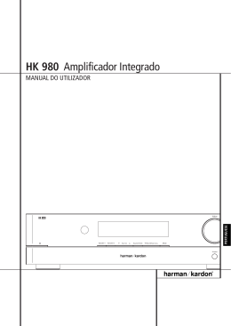 HK 980 Amplificador Integrado