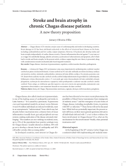 Stroke and brain atrophy in chronic Chagas disease patients