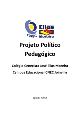 Projeto Político Pedagógico - Colégio Cenecista José Elias Moreira