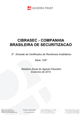 CIBRASEC - COMPANHIA BRASILEIRA DE