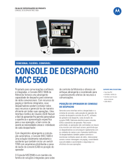 console de despacho mcc 5500
