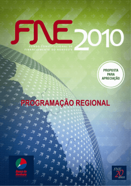 Programação Regional FNE/2010