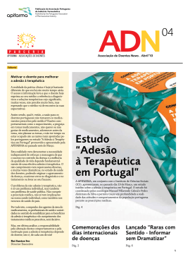 Estudo “Adesão à Terapêutica em Portugal”