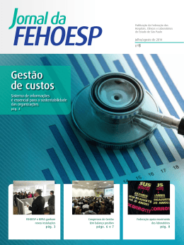 Jornal da FEHOESP ed. 8 jul/ago 2014 Clique aqui para visualizar