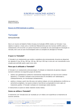 Temodal EPAR summary update T-58