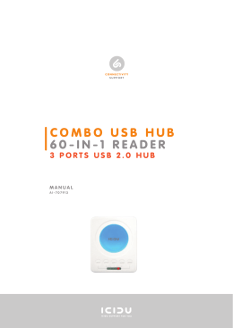 COMBO USB HUB 60-IN-1 READER