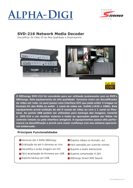 SVD-216 Network Media Decoder