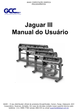 Jaguar III Manual do Usuário