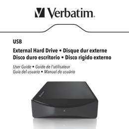 USB External Hard Drive • Disque dur externe Disco duro