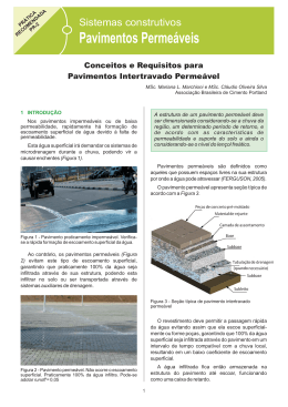 PR 2 – Conceitos e Requisitos para Pavimento