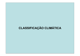 41 Classificação Climática