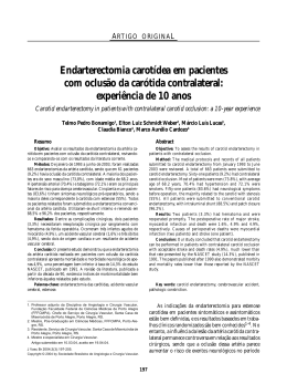 Endarterectomia carotídea em pacientes com oclusão da carótida