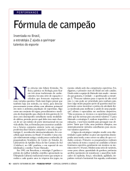 Fórmula de campeão - Revista Pesquisa FAPESP