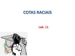 COTAS RACIAIS