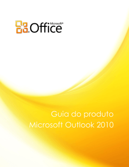 Guia do produto Microsoft Outlook 2010