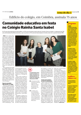 Notícia - Diário as Beiras - Colégio Rainha Santa Isabel