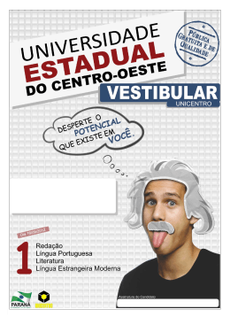 Provas - Universidade Estadual do Centro