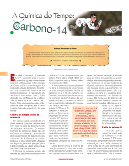A quimica do tempo: carbono-14