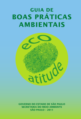 Boas Práticas Ambientais - Portal de Compras do Governo Federal
