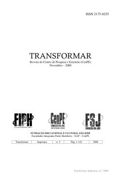 TRANSFORMAR - Fundação São José