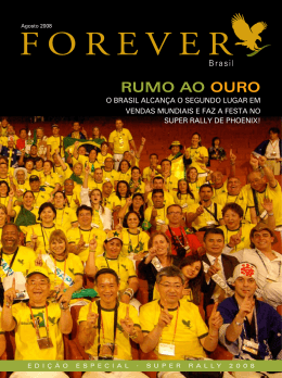 Rumo ao ouRo - Forever Living Brasil