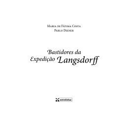 Bastidores da Expedição Langsdorff