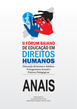 Edição atual - Fórum Baiano de Educação em Direitos Humanos
