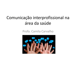 Comunicação interprofissional