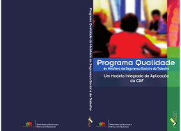 Programa Qualidade do Ministério da Segurança Social e do Trabalho