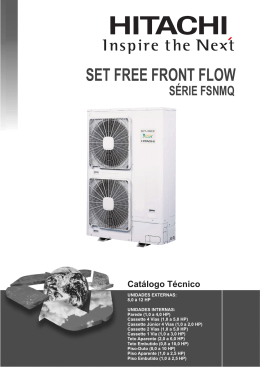 Catálogo Técnico VRF Set-Free FRONT FLOW IHCAT