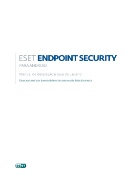 1. Instalação do ESET Endpoint Security