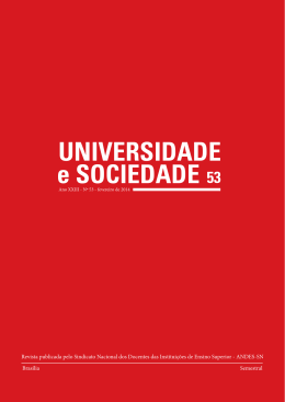 UNIVERSIDADE e SOCIEDADE 53 - Andes-SN